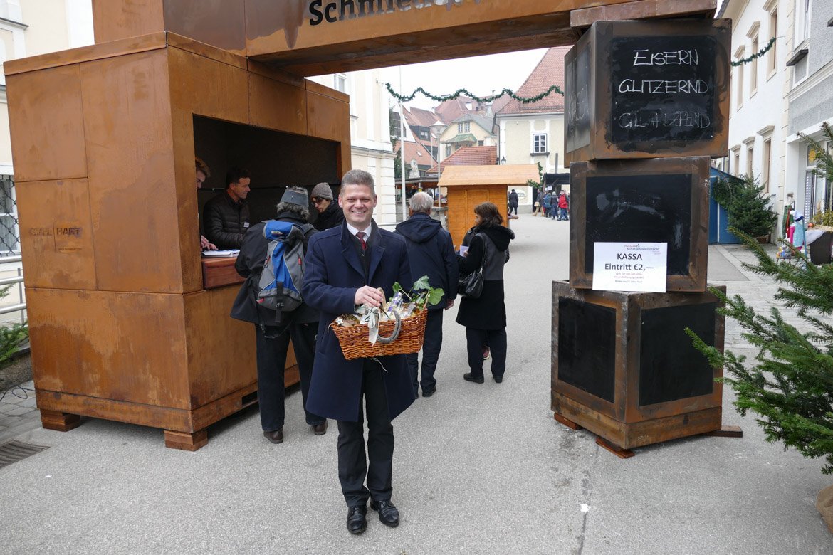 Brennende Schmiedeweihnacht