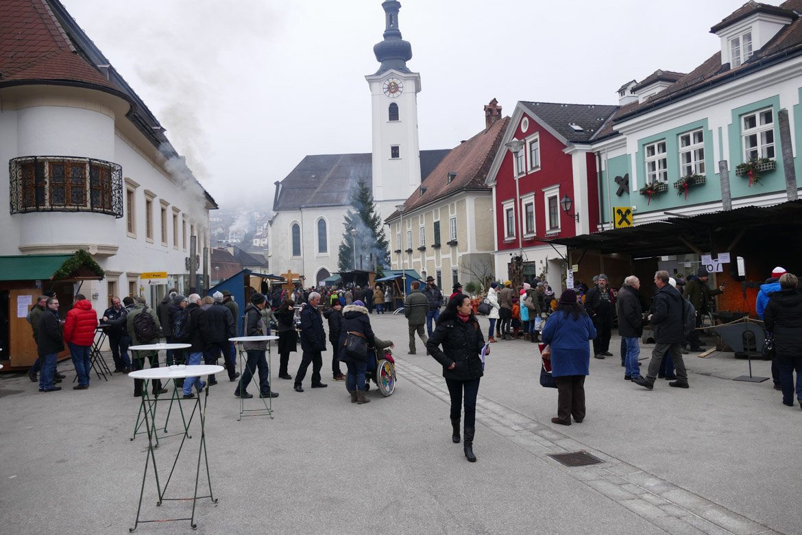 Brennende Schmiedeweihnacht